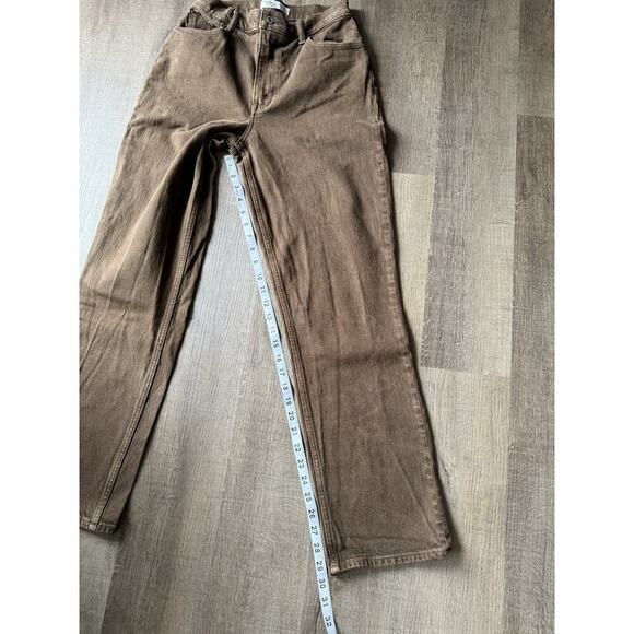 ABERCROMBIE & FITCH The 90's‎ Straight Ultra High Rise Jeans Curve Women's Sz 27 - Picture 5 of 7